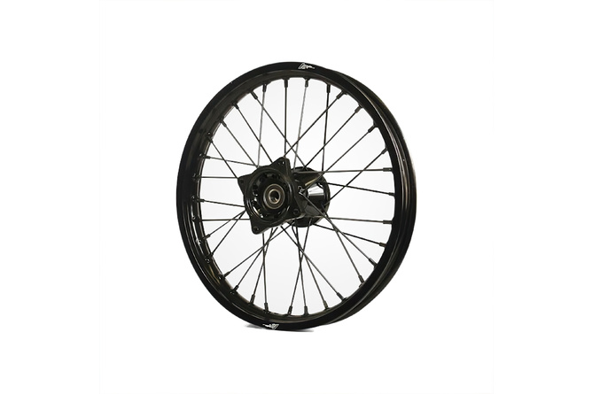 Roue avant moyeu alu CNC axe 15mm - 14 Volt Racing Pit Bike / Dirt Bike Noir