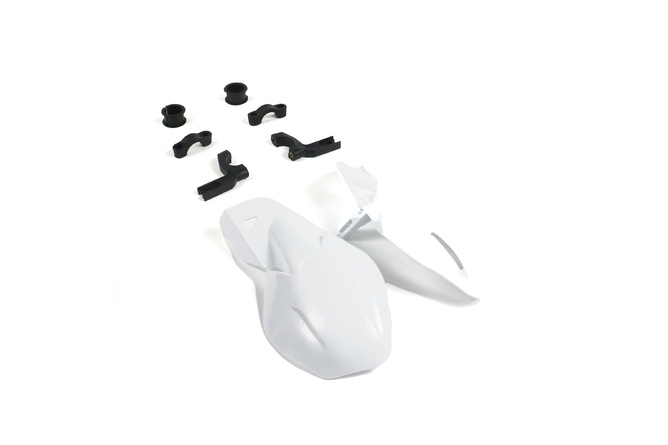 Protèges mains Pit Bike / Dirt Bike Blanc