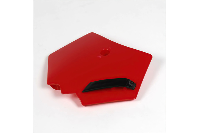 Plaque numéro frontale Rouge Pit Bike / Dirt Bike Apollo RFZ