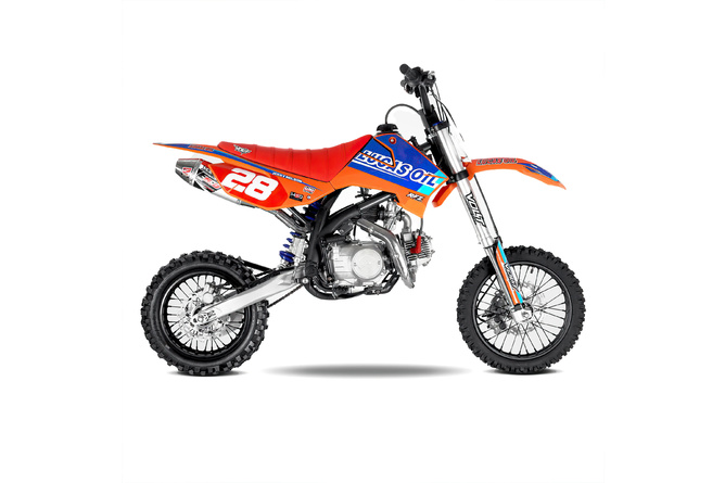 Kit plastiques avec kit déco Lucas Oil Pit Bike / Dirt Bike Apollo RFZ