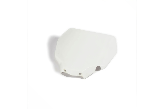 Plaque numéro frontale Blanche Pit Bike / Dirt Bike Apollo RXF