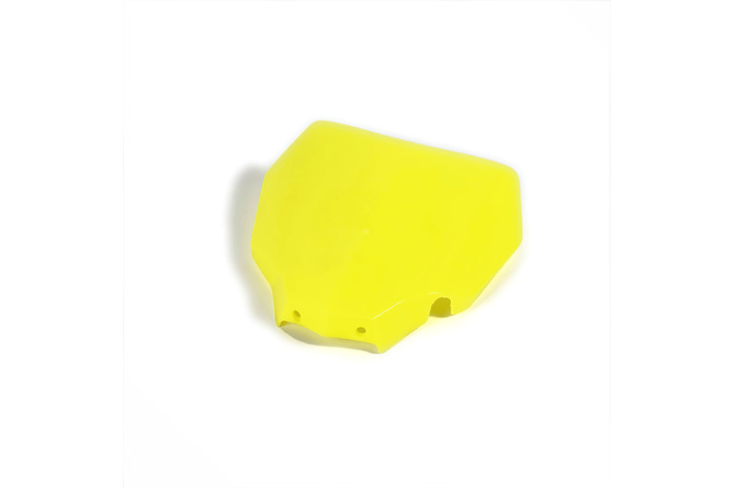 Plaque numéro frontale Jaune Pit Bike / Dirt Bike Apollo RXF