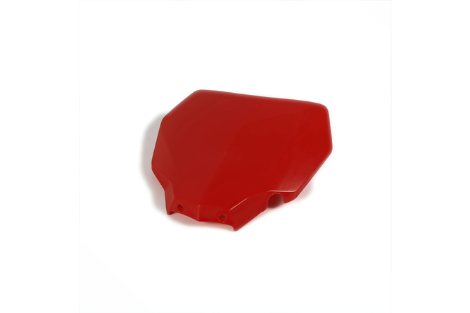 Plaque numéro frontale Rouge Pit Bike / Dirt Bike Apollo RXF