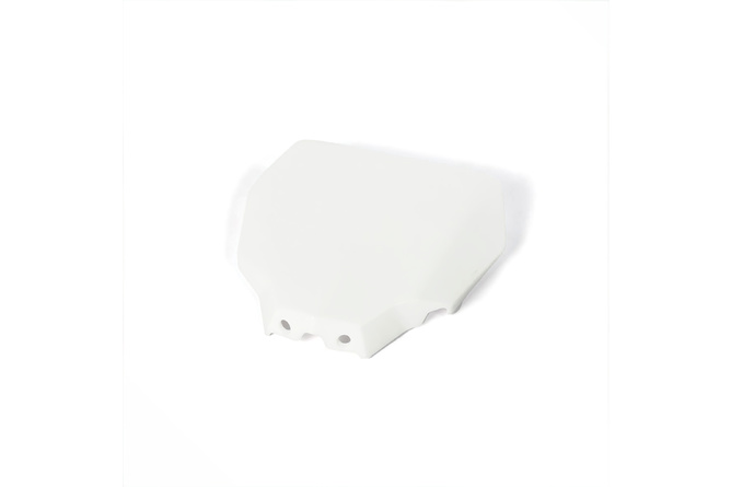 Plaque numéro frontale Blanche Minicross Apollo RXF Mini 55cc