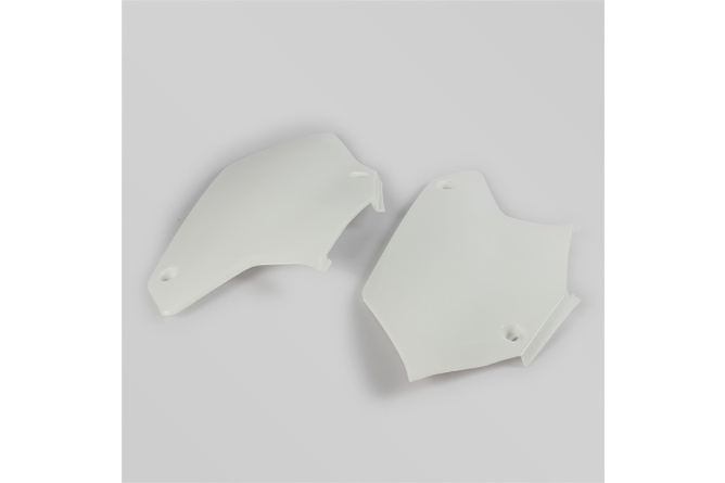 Plaques latérales Blanche Pit Bike / Dirt Bike Apollo RXF / RFZ