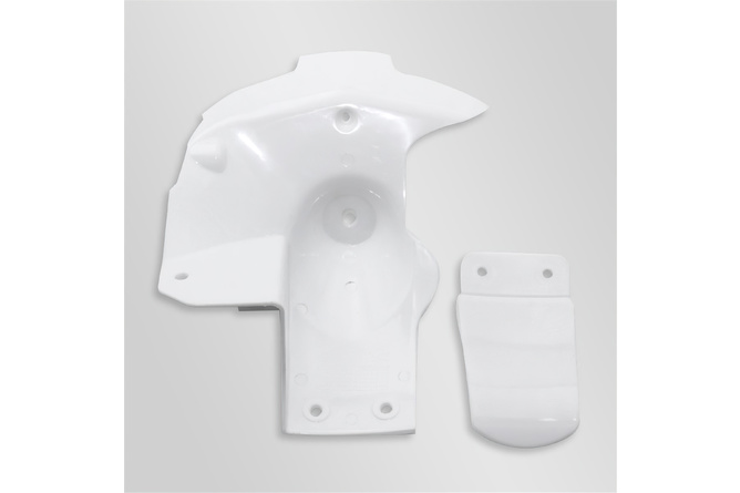 Garde boue arrière inferieur et bavette Minicross Apollo RXF 55cc Blanc