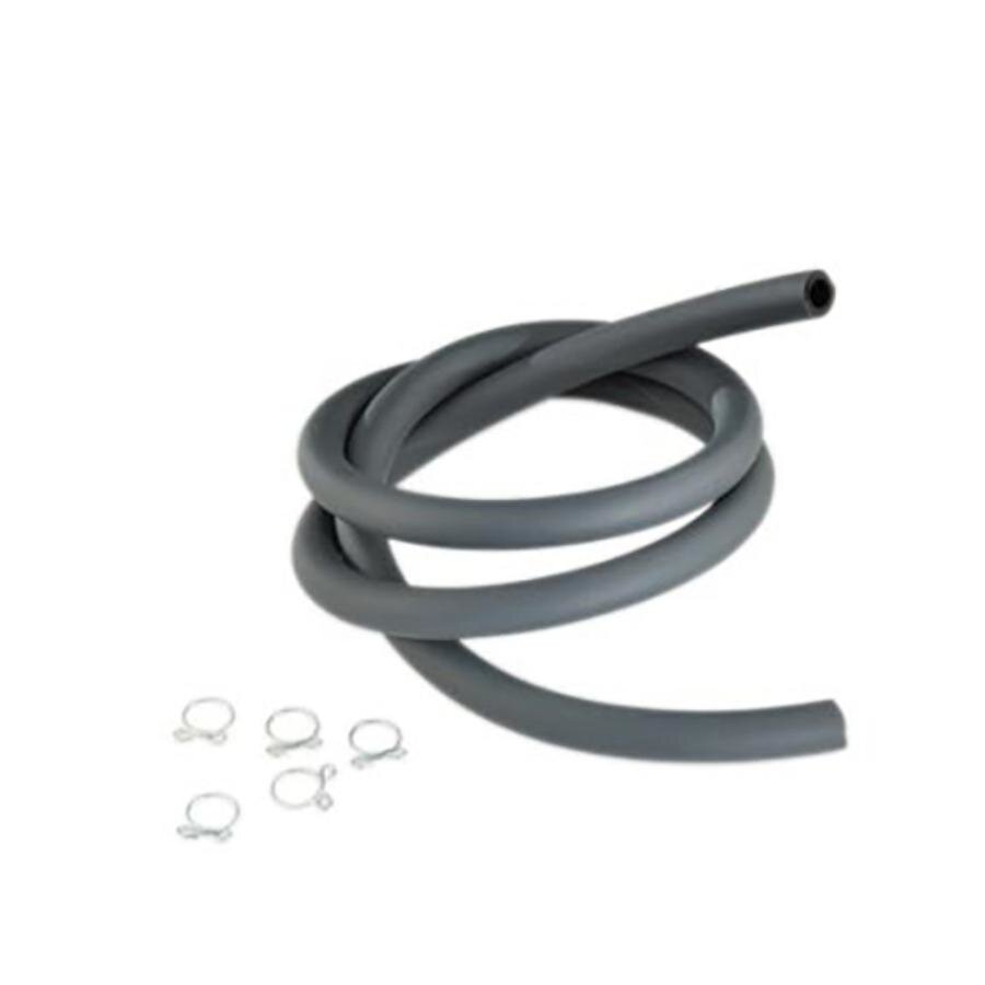 Standard Parts Durite d'essence avec 5 clips d.8x13mm - 1M noir