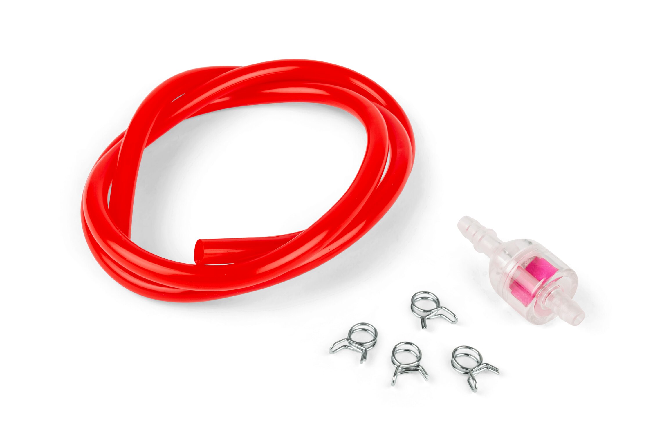 Kit durite et filtre à essence Motoforce Racing d.5mm rouge