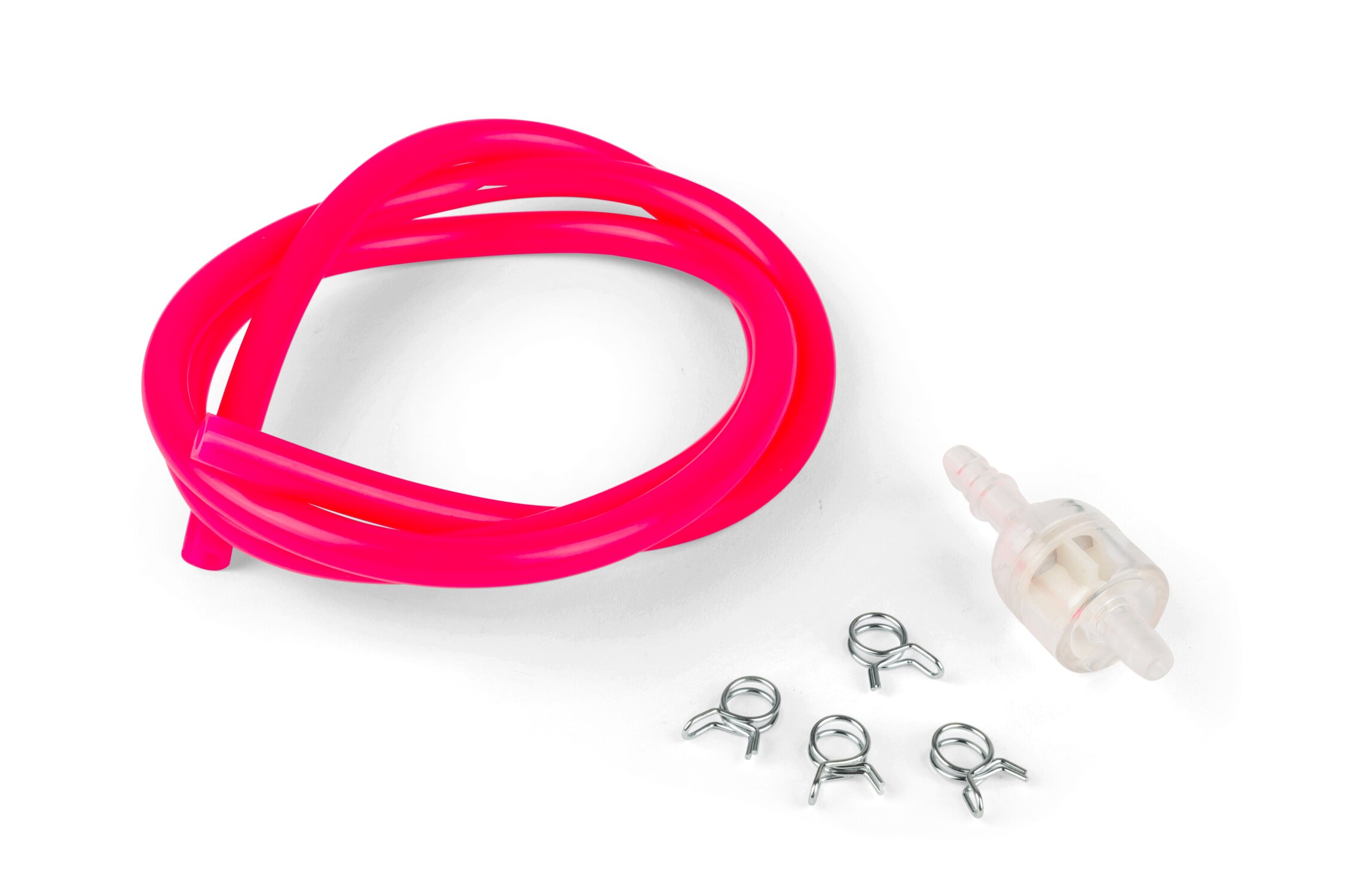 Kit durite et filtre à essence Motoforce Racing d.5mm rose