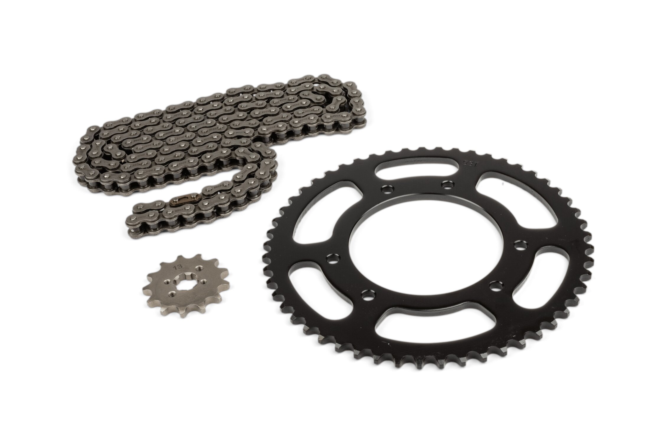 Kit chaîne 13x53 - 420 Derbi DRD Pro / Racing