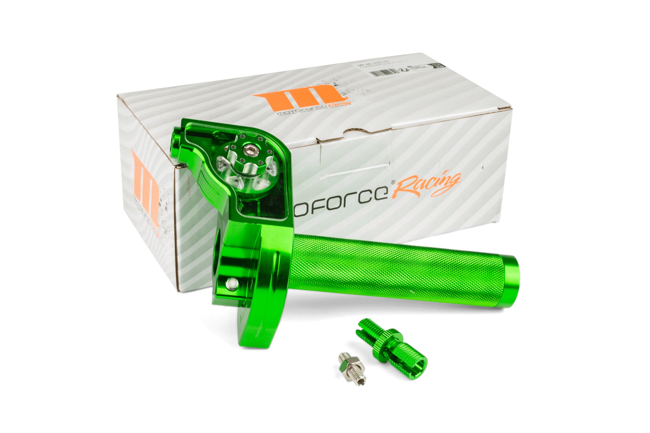 Poignée tirage rapide MotoForce Racing Alu CNC vert