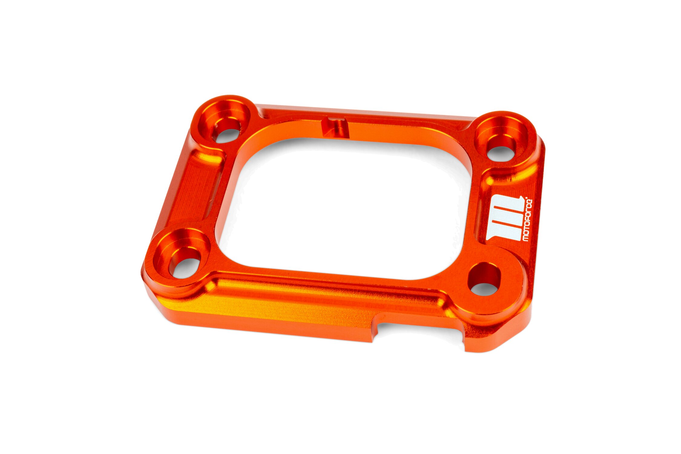 MotoForce Racing Platine d'appui pipe d'admission AM6 et Derbi Orange