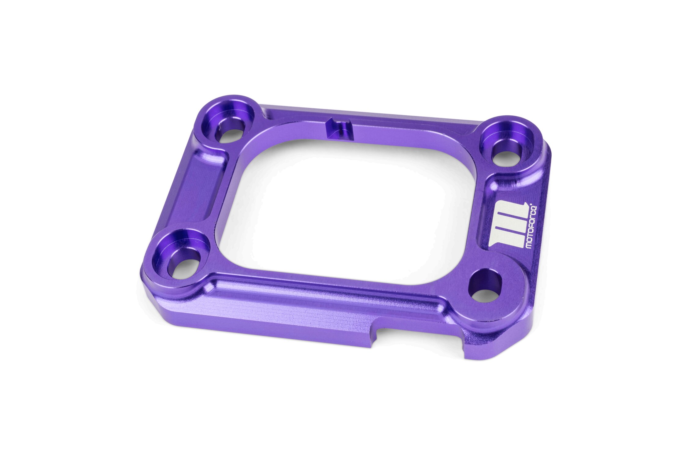 MotoForce Racing Platine d'appui pipe d'admission AM6 et Derbi Violet
