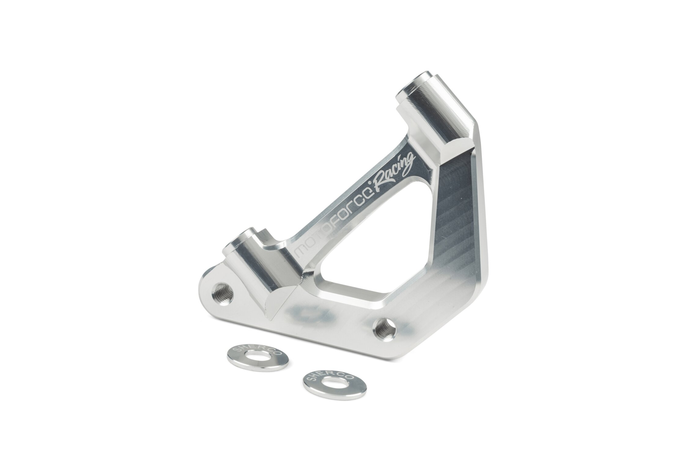 Patte de déport étrier 4 pistons MotoForce Racing Moto 50 Argent