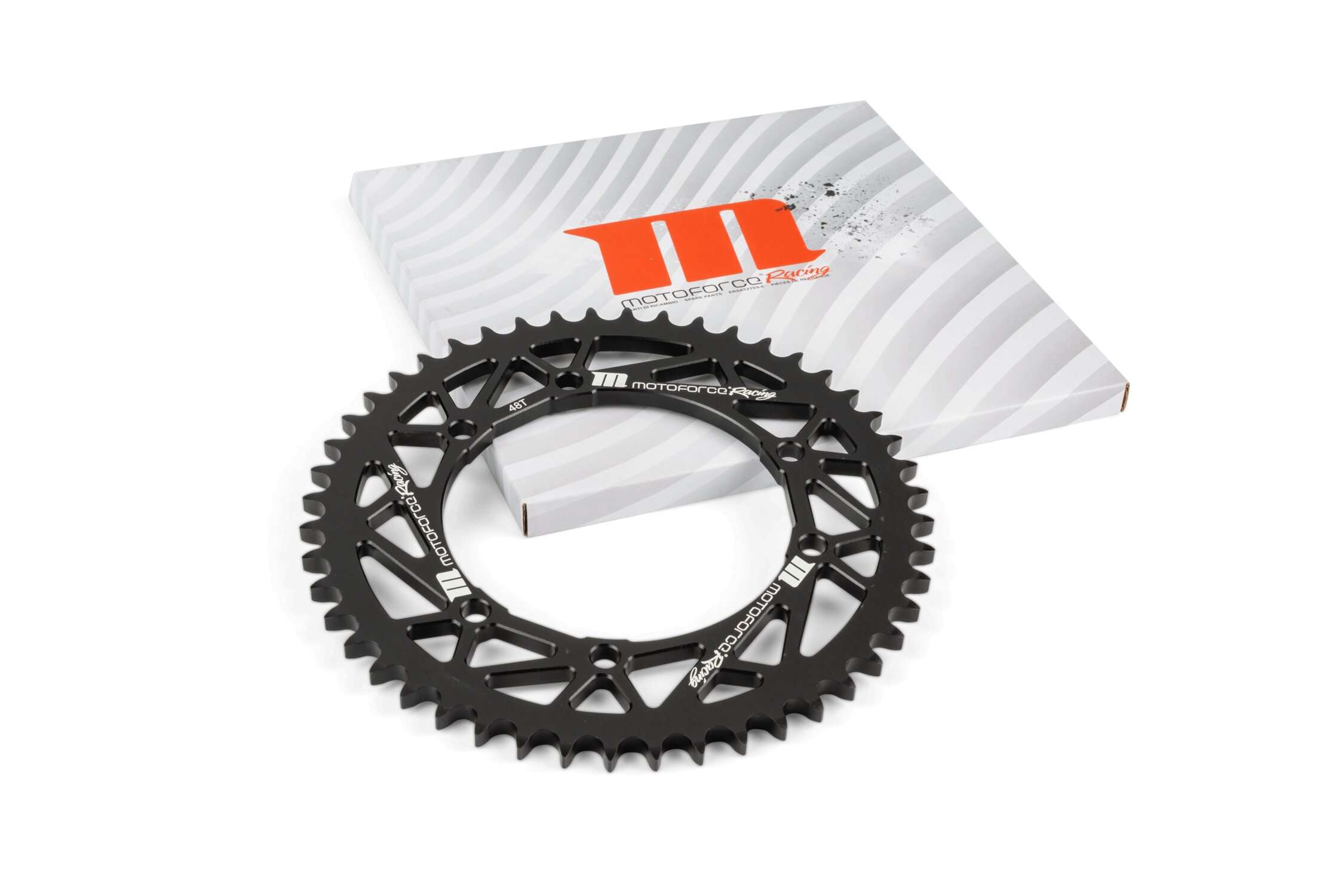 Couronne 48 dents - 428 MotoForce Racing Sherco 50 alu Noir