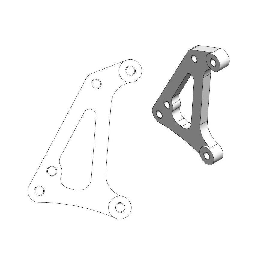 Moto Master Support d'étrier 320 Sherco