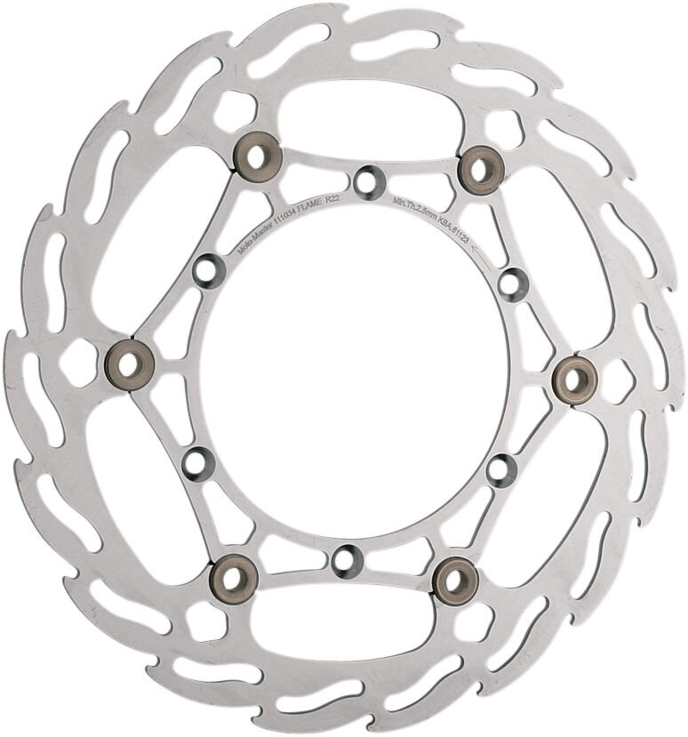 Moto Master Disco Freno Moto Flame Floating Anteriore Oversized Per Un Raffreddamento Ottimale E Resistenza - Ø270 Mm - Spessore 3,1 Mm