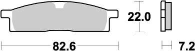 Moto Master Plaquettes de frein avant Nitro YZ 85