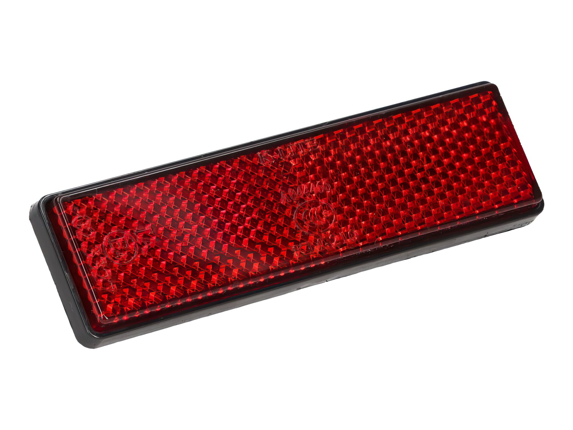 Réflecteur / catadioptre rouge fixation à vis M5 94x28mm