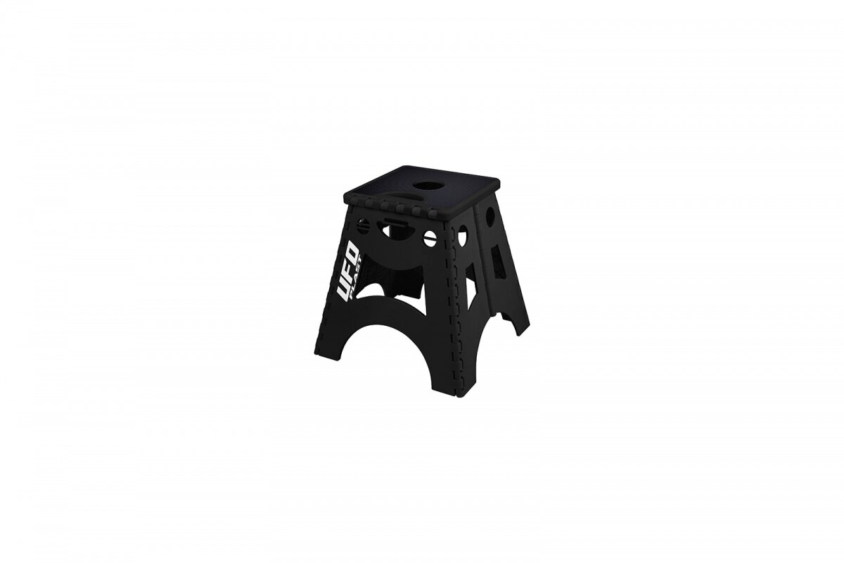 Béquille stand / lève moto pliable UFO noire