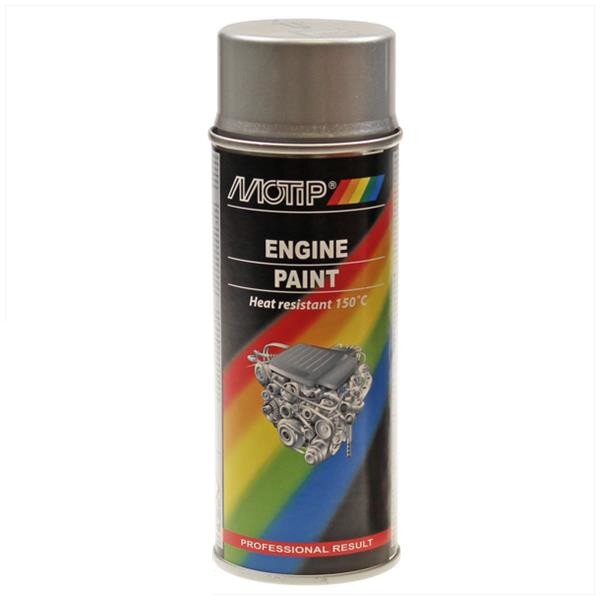 Bombe de peinture pour carter moteur argent Motip 400ml (Aérosol)