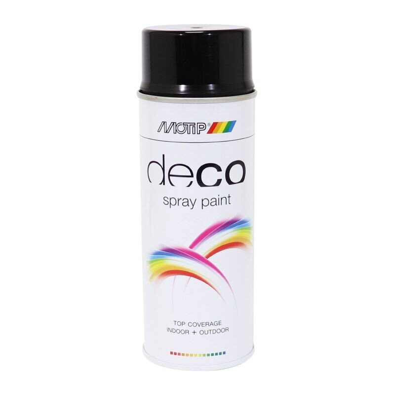 Motip Vernice Spray Nitro Nero Lucido 400Ml
