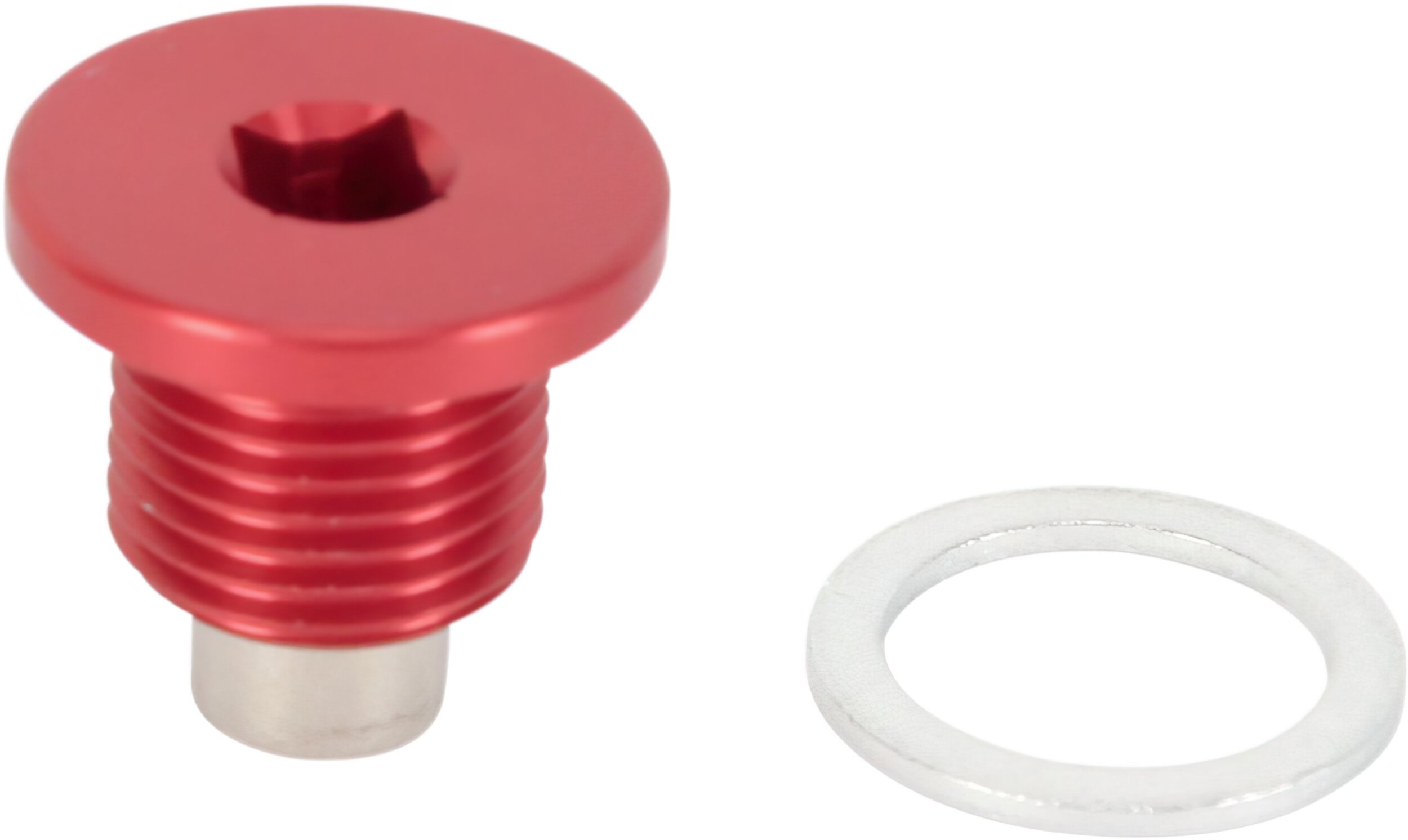 Moose Racing Bouchon de vidange magnetic rouge Husqvarna 4T 2004-2012
