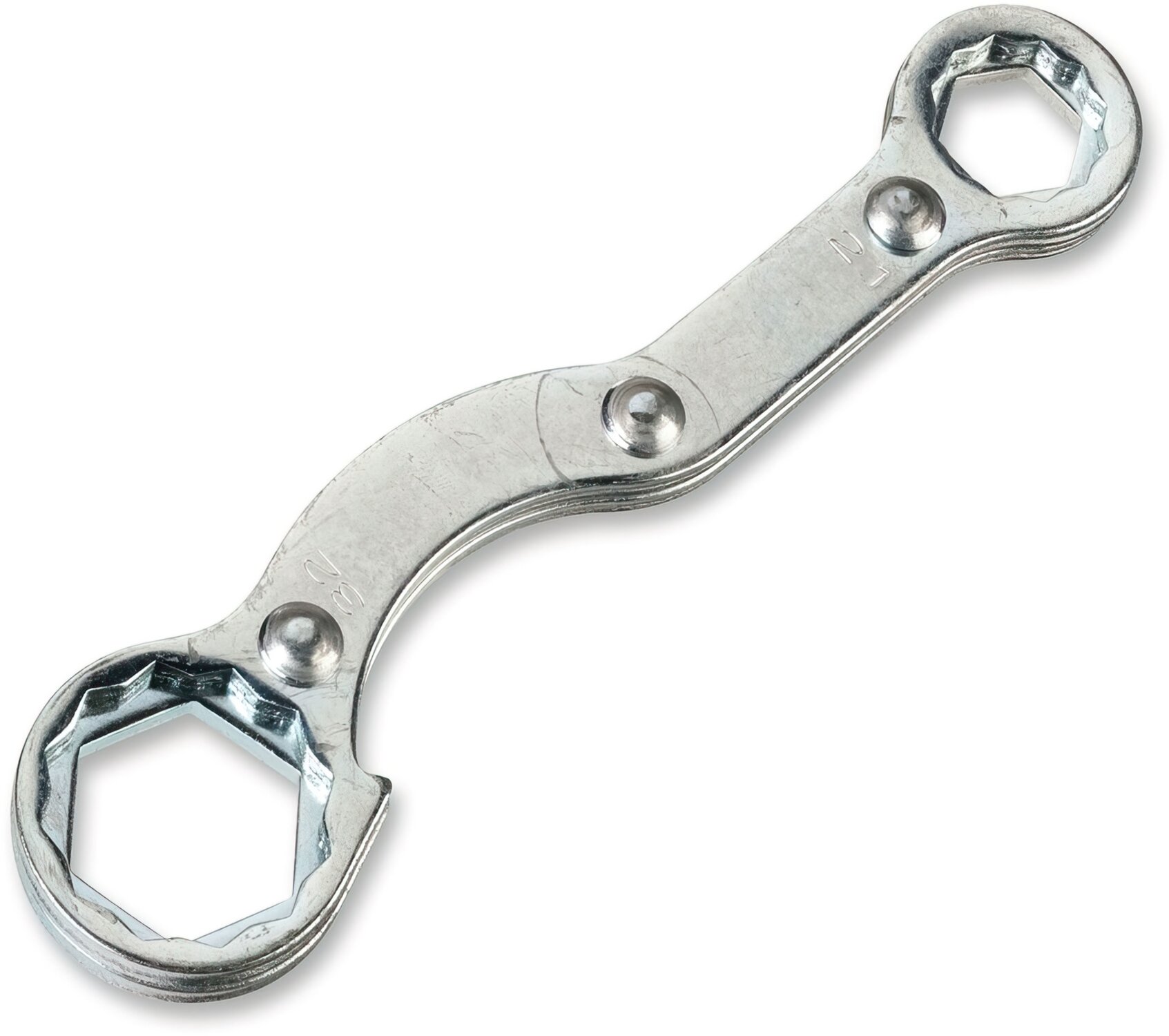 Clé double fonction bougie et axe de roue