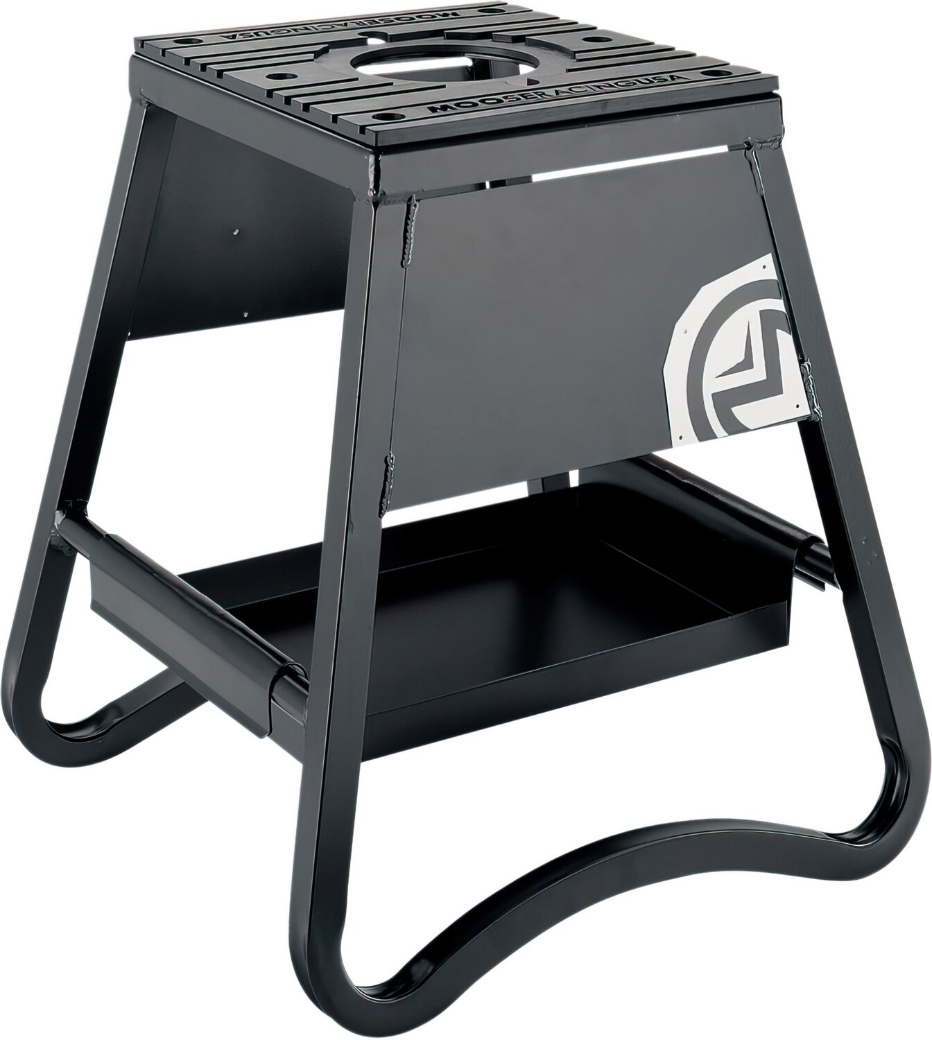 Tabouret motocross aluminium noir