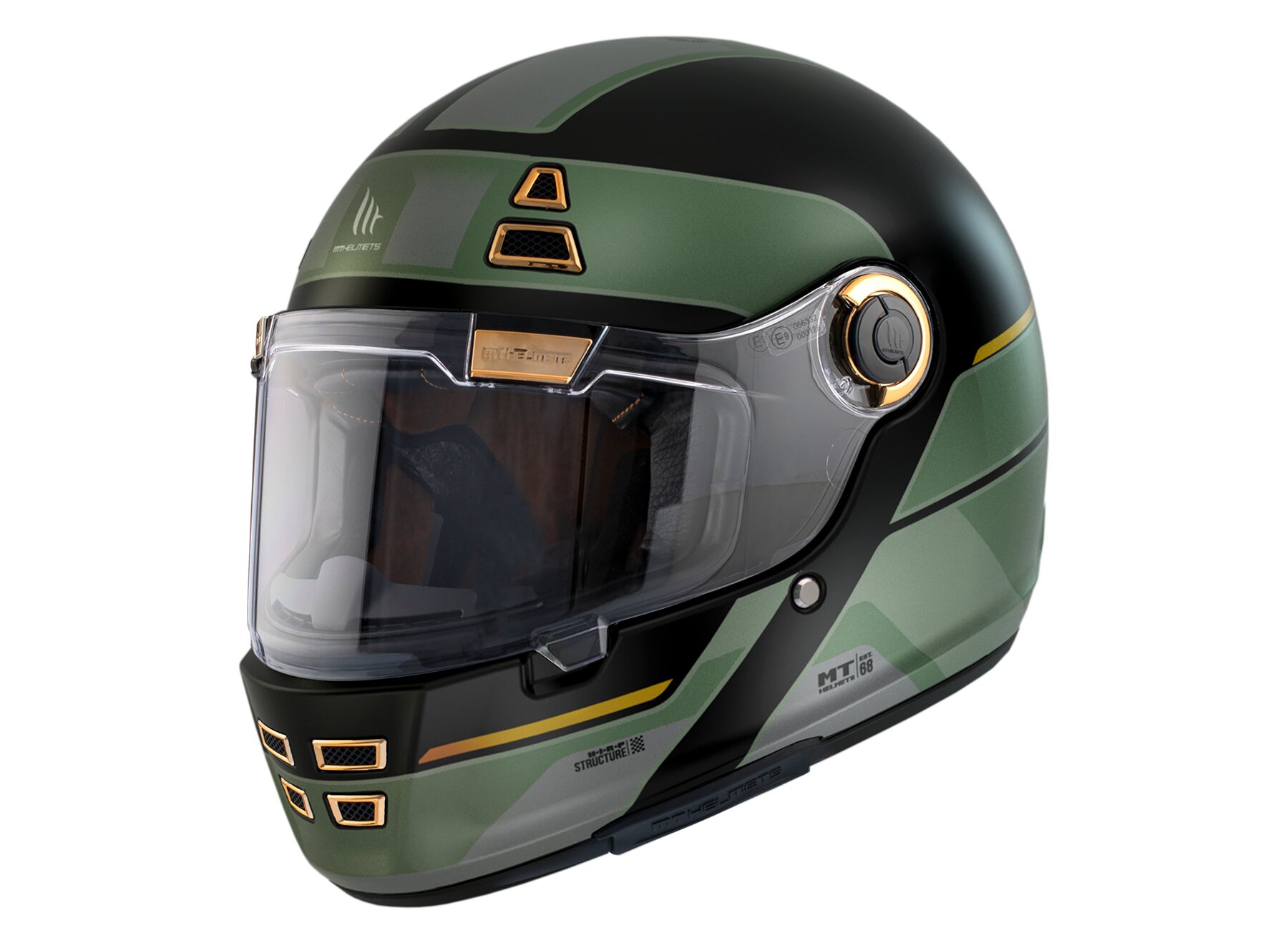 Casque intégral MT Helmets Jarama 68TH vert kaki XXL