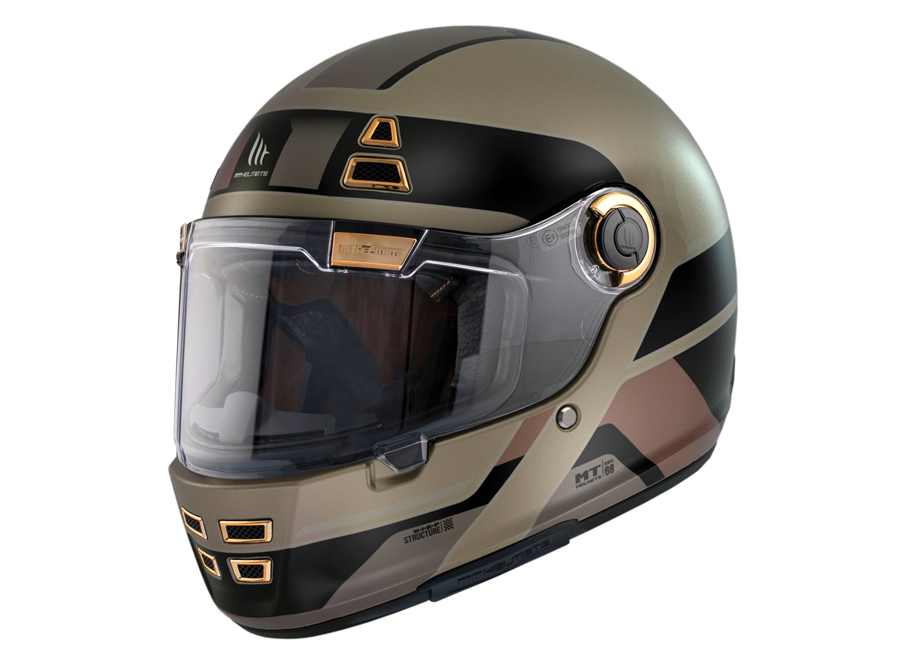 Casque intégral MT Helmets Jarama 68TH vert kaki XXL