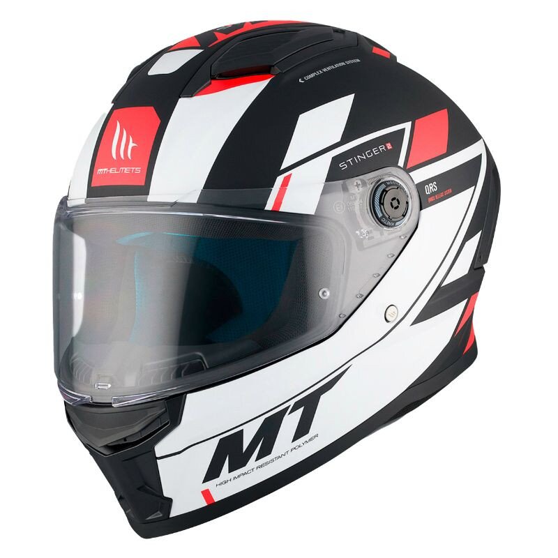 Casque intégral MT Helmets Stinger 2 Zivze noir / blanc XS