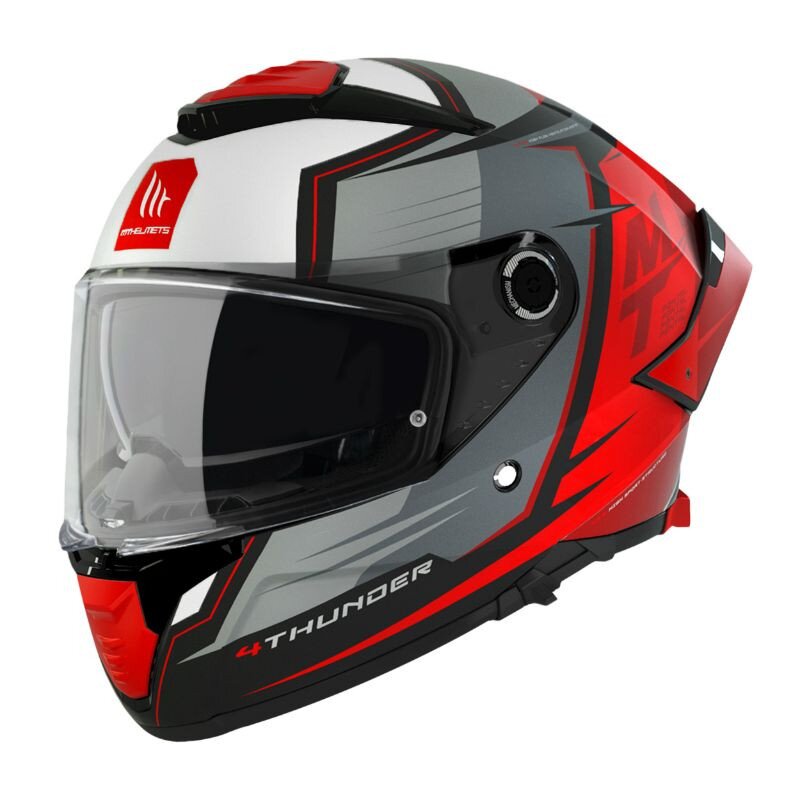 Casque intégral MT Helmets Thunder 4 SV Pental rouge / gris M