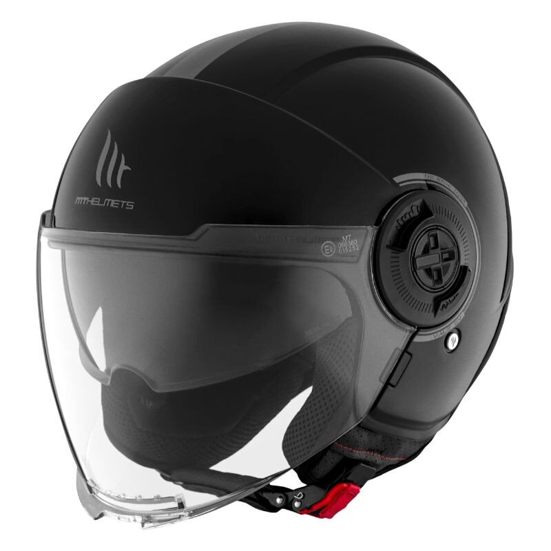 Casque Jet MT Helmets Viale SV S noir brillant S