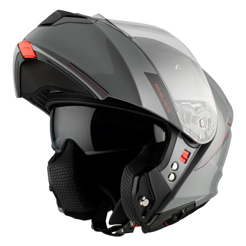 Casque Modulable MT Helmets GENESIS gris brillant XXL
