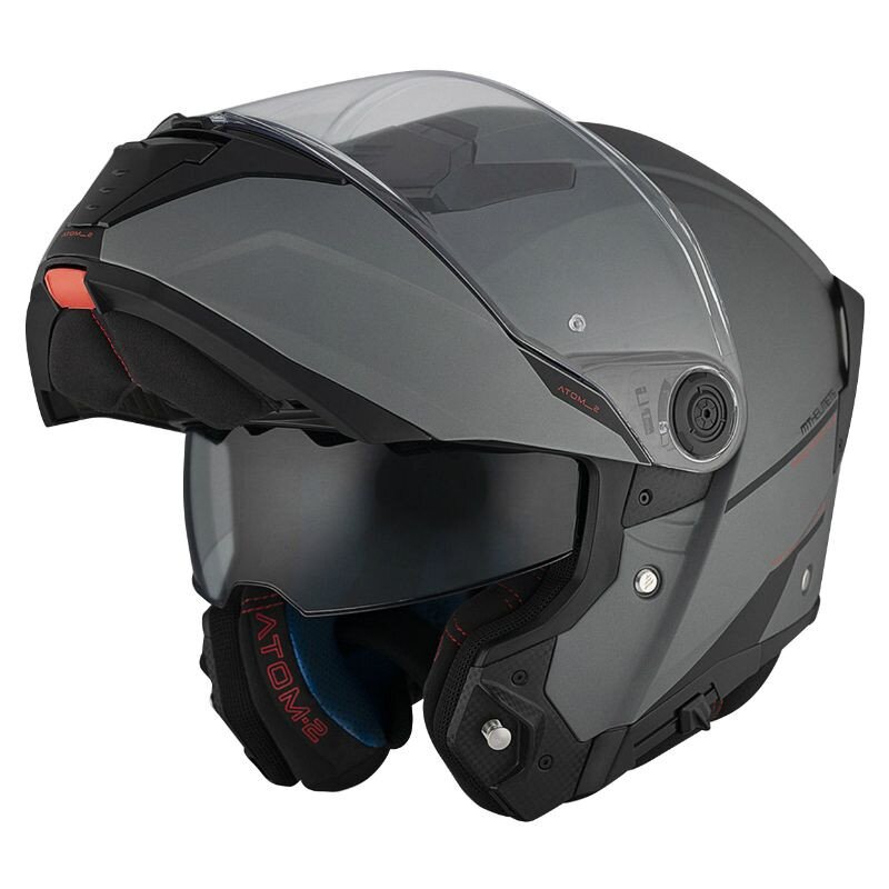 Casque Modulable MT Helmets ATOM 2 gris mat XXL