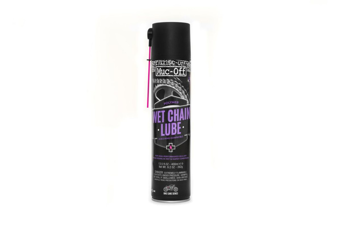 Lubrifiant pour chaîne conditions humides Muc-Off en spray 400ml