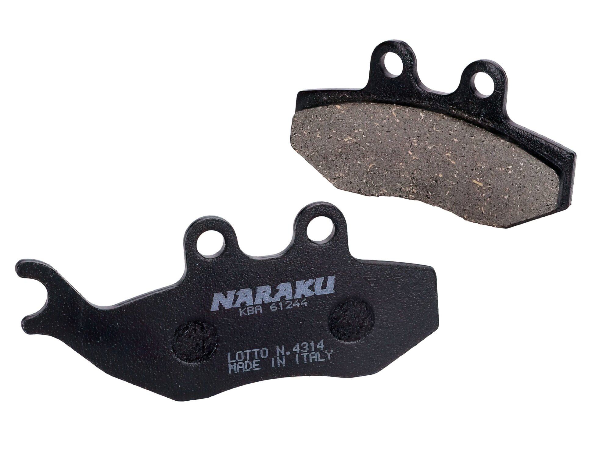 Plaquettes de frein Naraku organique Rieju RS2