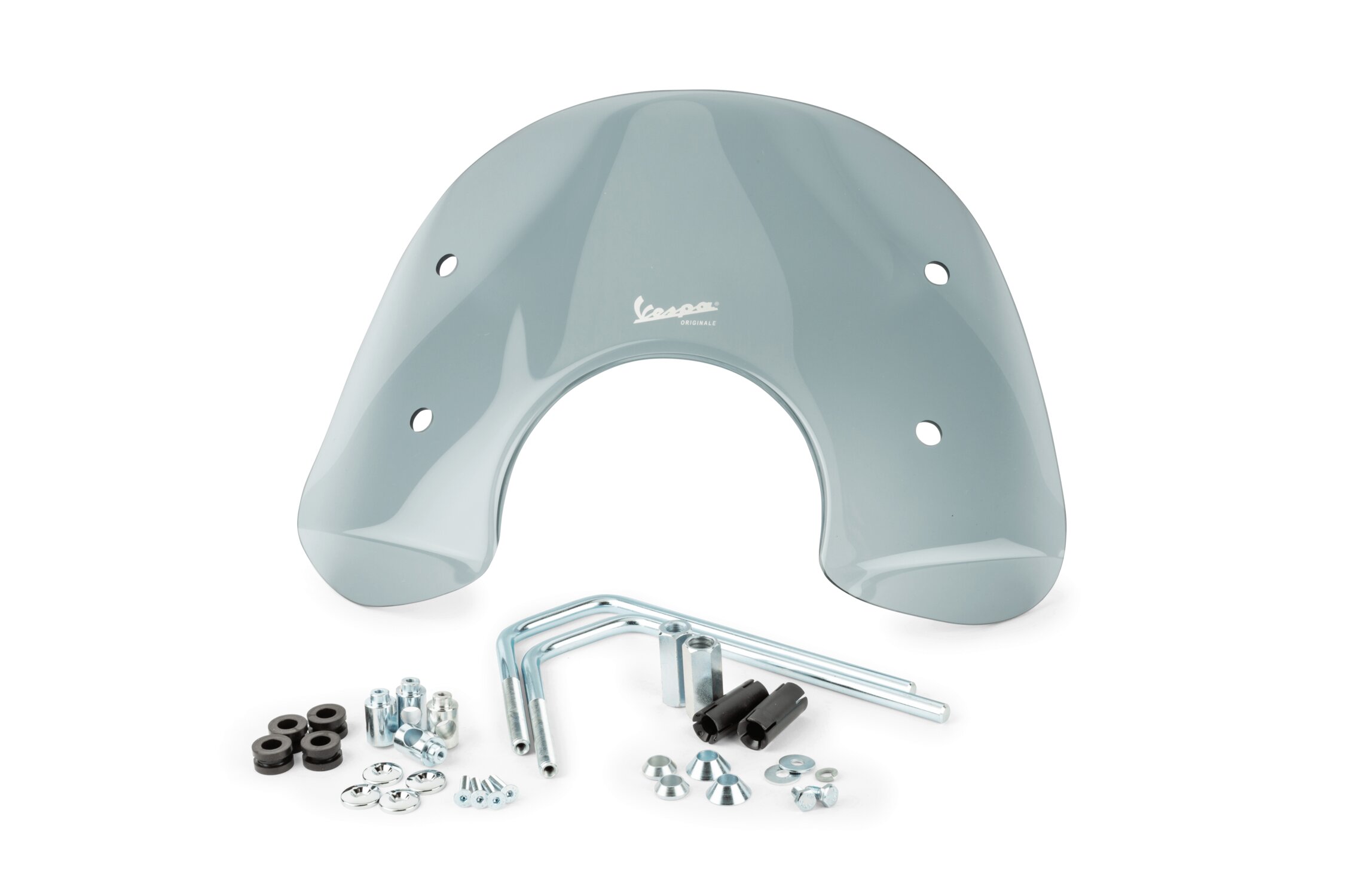 Pare brise Piaggio Cruiser 16cm Vespa LX 50 - 150cc noir clair