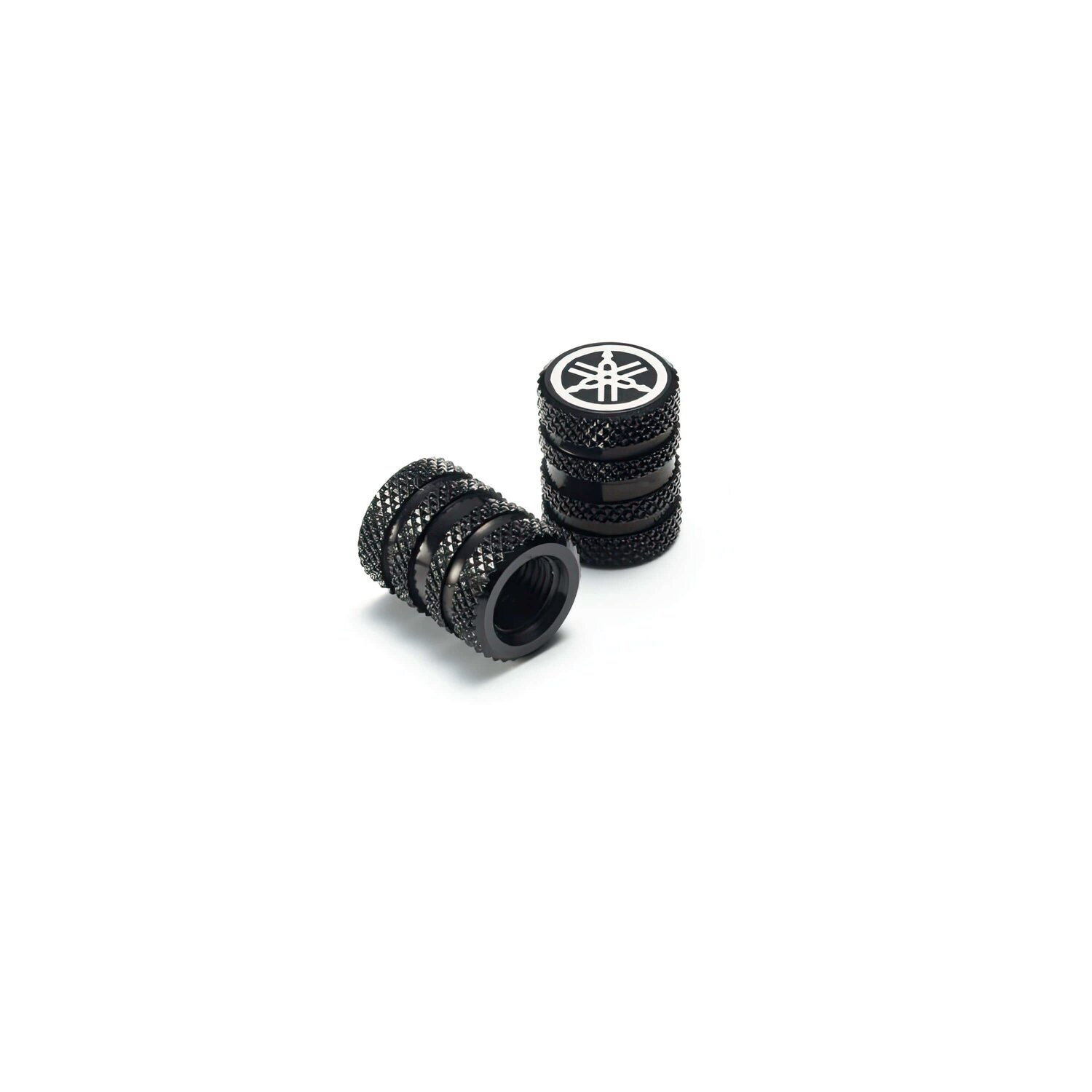 Bouchon de valve Yamaha Noir (x2)