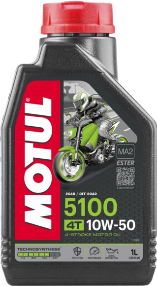 Huile moteur 4T Motul 5100 10W-50 1L