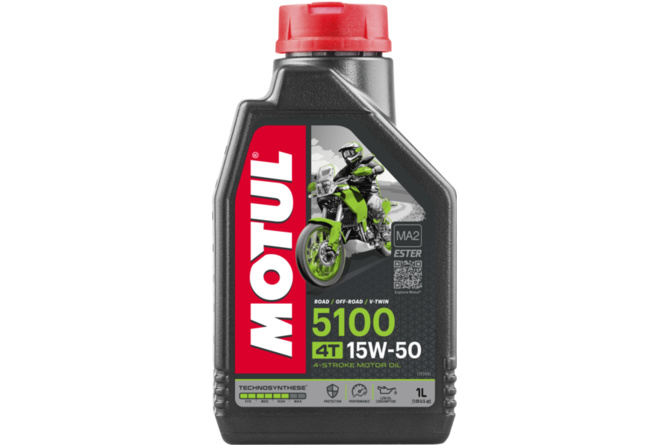 Huile moteur 4T Motul 5100 15W-50 1L