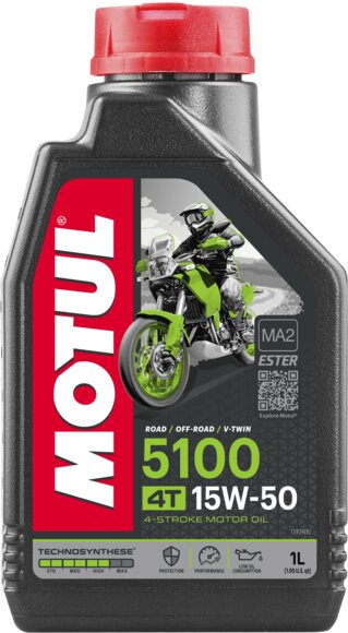 Huile moteur 4T Motul 5100 15W-50 1L