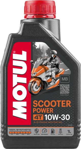 Huile moteur 4T Motul Scooter Power 10W30 MB 1L