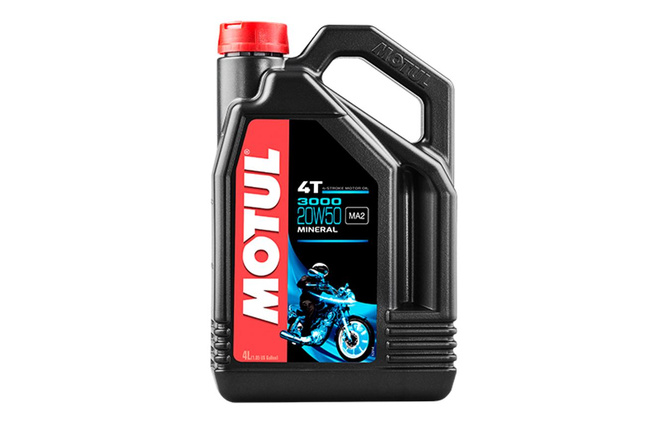 Huile moteur 4T Motul 3000 20W-50 4L