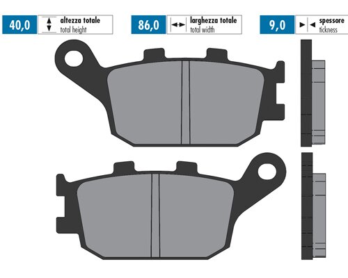 Plaquettes de frein Polini Original Honda Forza 250