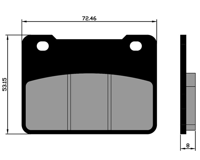 Plaquettes de frein Polini Original avant Kymco Maxsym 400