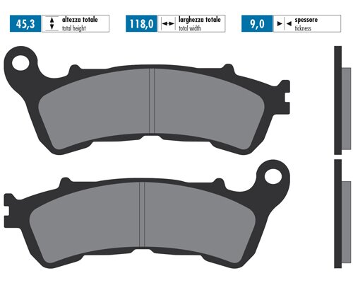 Plaquettes de frein Polini Sintered Honda SH