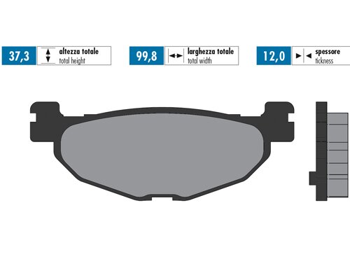 Plaquettes de frein Polini Sintered Yamaha Tmax