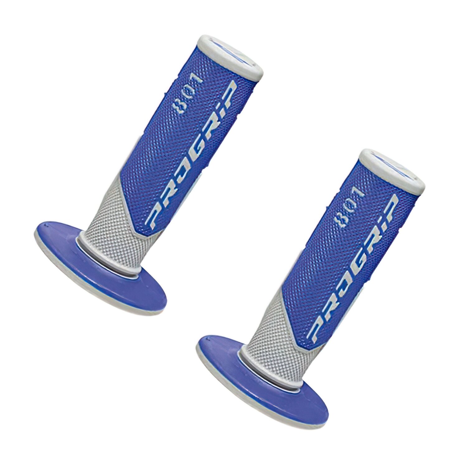 Poignées ProGrip 801 double densité bleu / gris